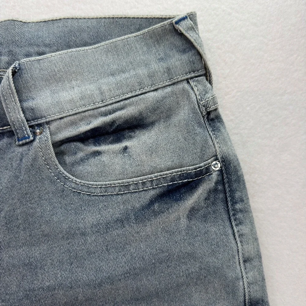 True Religion Ricky Relaxed Straight Men’s Cutoff Jean Short Size 34